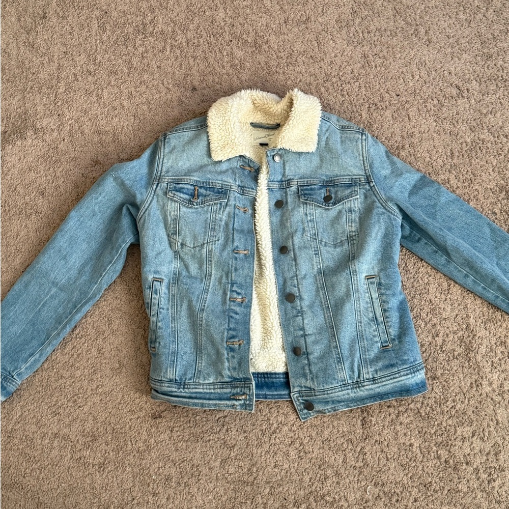 Denim Shearling Jacket